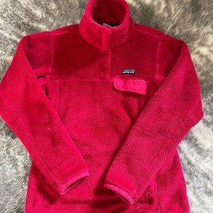 Patagonia Red Re-Tool Snap-T Pullover Fleece